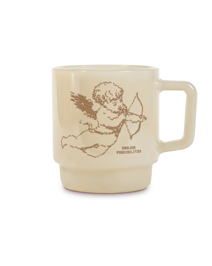 Cupid | Olde Milk Japanese Glass Mug