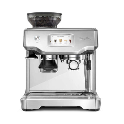 Breville coffee machine in silver