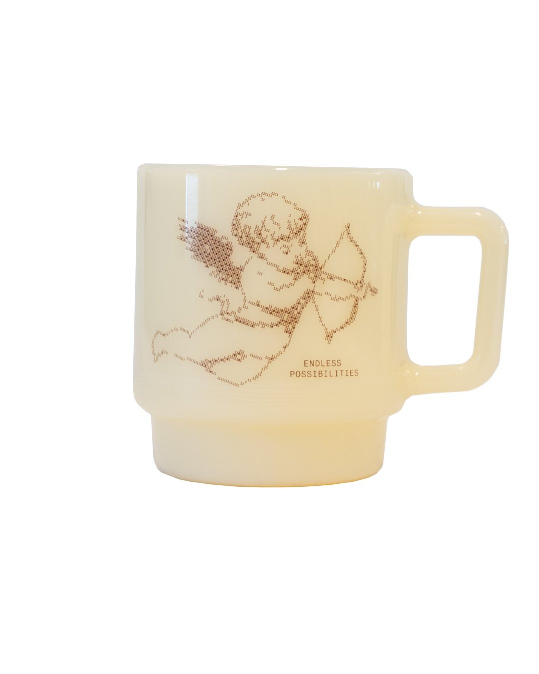 Cupid | Olde Milk Japanese Glass Mug