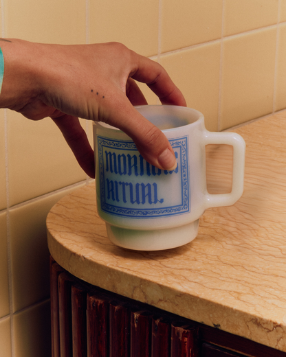 Tsunagu Craft Inc | Olde Milk Japanese Glass Mug