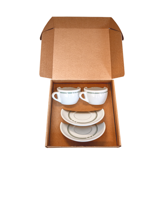 CAPPUCCINO CUP & SAUCER | 2 PACK