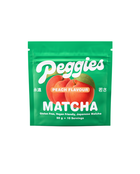 Peggies | Peach Matcha Powder