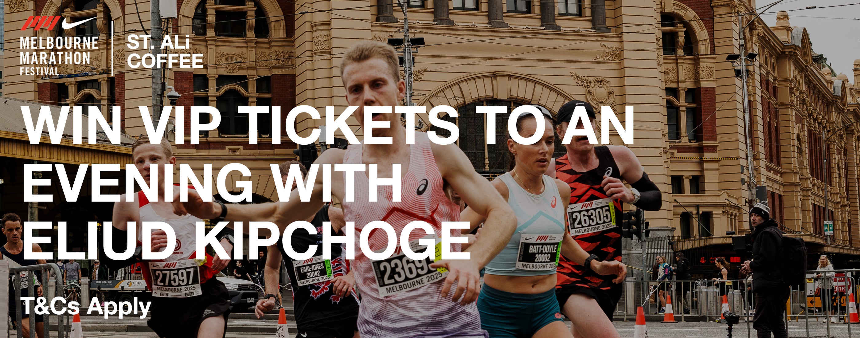 Win VIP tickets to an evening with Eliud Kipchoge